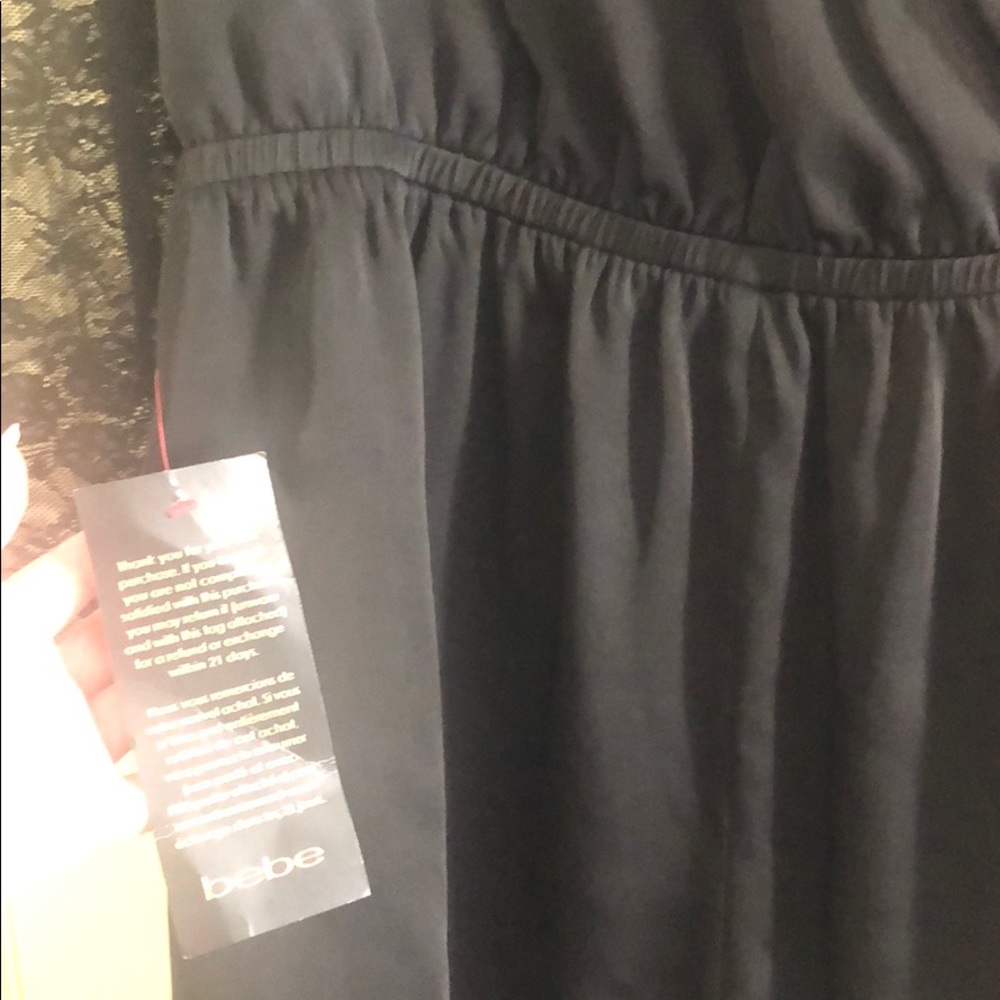 Bebe Lace Inset Ruffle Romper - Picture 4 of 5